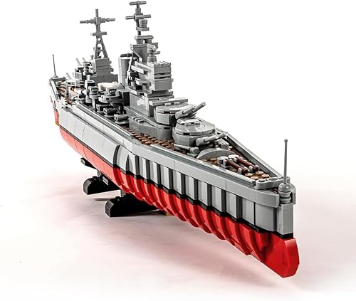 DAHONPA Queen Elizabeth Class Ship Kit de bloques de construcción militares, 1564 piezas de ladrillos, juguetes STEM para kits o adultos