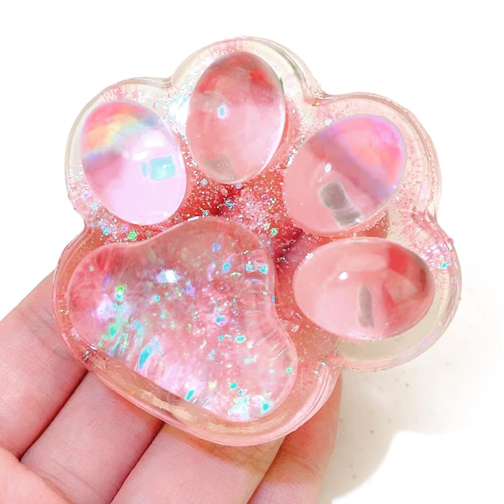 Amazon | [Gracewell] スクイーズ 猫の手 肉球 ピンク【2点セット