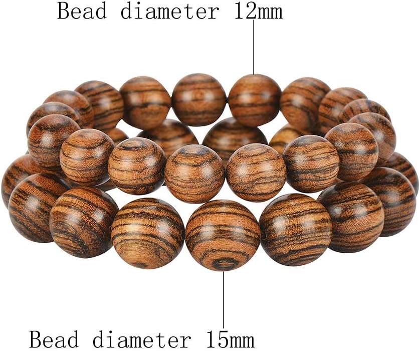 Tiger Skin Prayer Bead Bracelet - Image 8