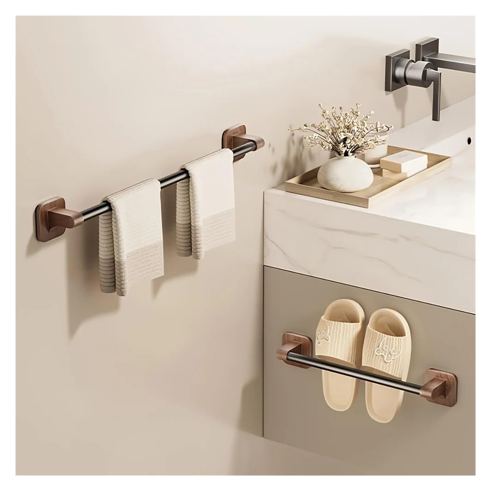Toallero de Varilla única for baño
