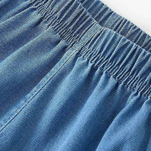 Boys Joggers Pants with Pocket Pull On Lightweight Athletic School Jeans-Style Pants Sweatpants Kids 3-10Y Gift4