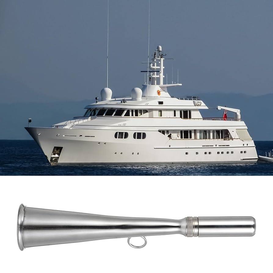 Amazon.co.jp: QOYUE 霧笛、ステンレス鋼フォグホーン ボート