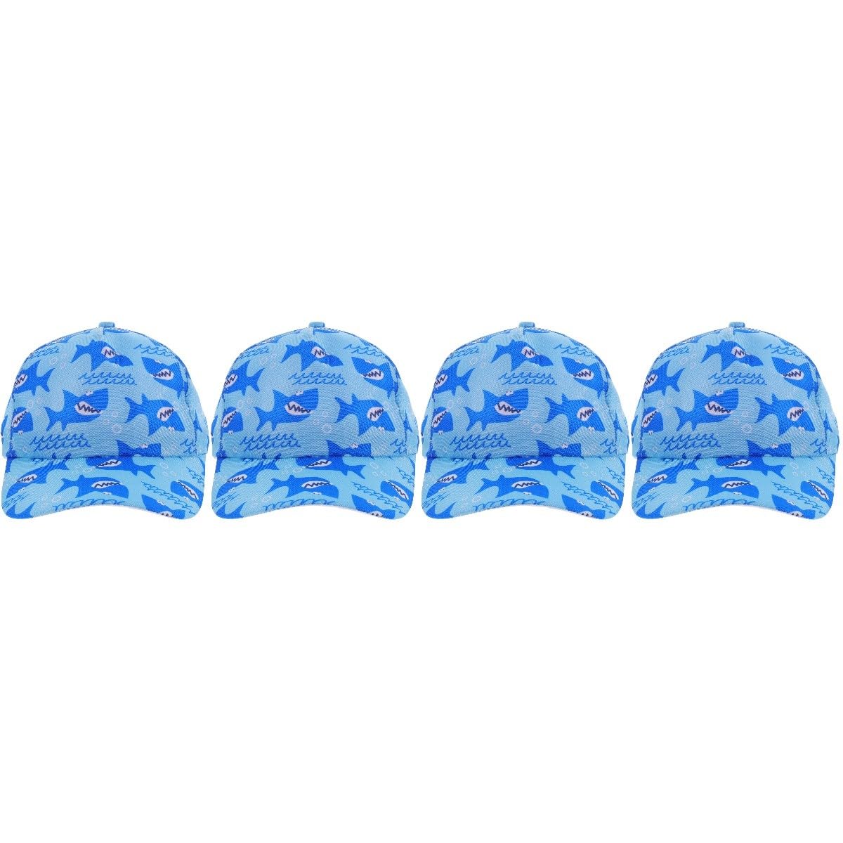 TOYANDONA 4 Gorras de Béisbol para Niñas Pequeñas Ajustables Y Cómodas para El Sol para Niñas de 2 a 4 Años para Jugar al Aire con Banda Elástica.