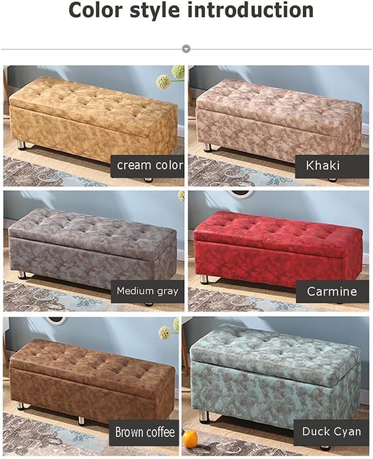 Canapé de salon de style européen et banc de rangement pour ordonner votre maison - 7