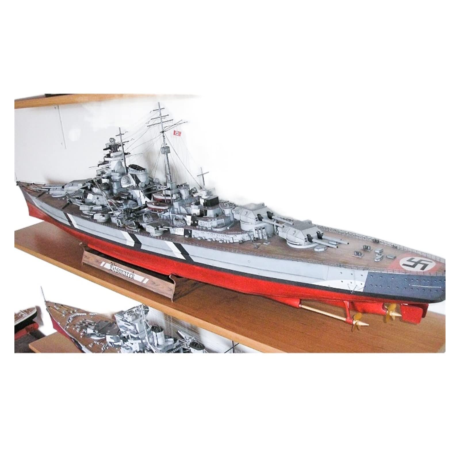 戦艦ビスマルク28〜43 ドイツ海軍 戦艦ビスマルク SK C/28 15cm (55口径) 連装砲 BbII