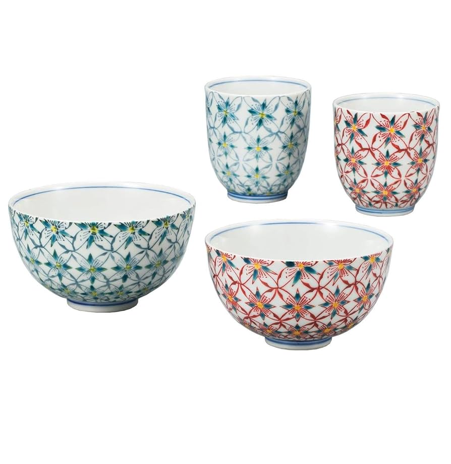 九谷焼き茶碗 九谷焼 飯碗 桜 和食器 茶碗 ご飯茶碗 人気 ギフト k9-466