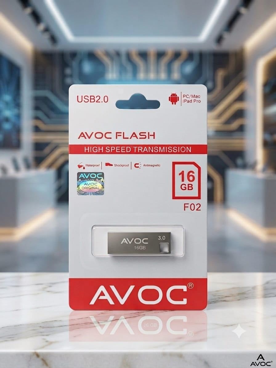 AVOC HIGH Speed Metal USB 3.0 Flash Drive - High Read Speeds up to 15MB/s & Write Speeds up to 10MB/s - Ideal for Data Transfer & Storage - (AVOCPD/F02) (16, GB)-picture-30