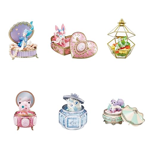 Reement Pokémon Colección Romántica, 1 caja, aprox. 4,5 x 2,8 x 2,8 cm (115 x 70 x 70 mm), de PVC y ABS