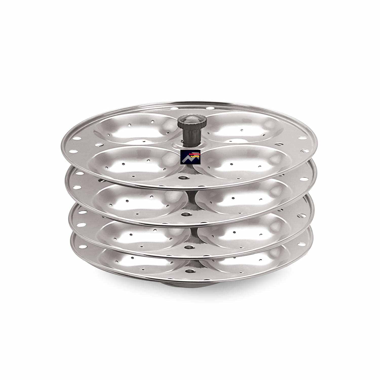 Buy aashita shoppe Special Large Size idli Stand/4 Plates Stainless