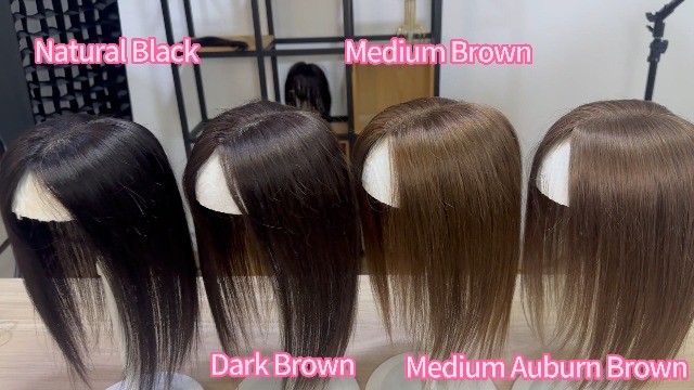 Amazon.com : HOLFWALF Hair Toppers for Women 12Inch Human  display picture 1