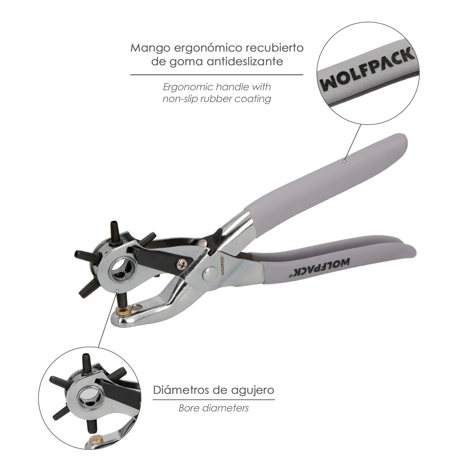 Star Hole Punch Pliers, Punch Leather, Pliers Belts, multicoloured - Image 3