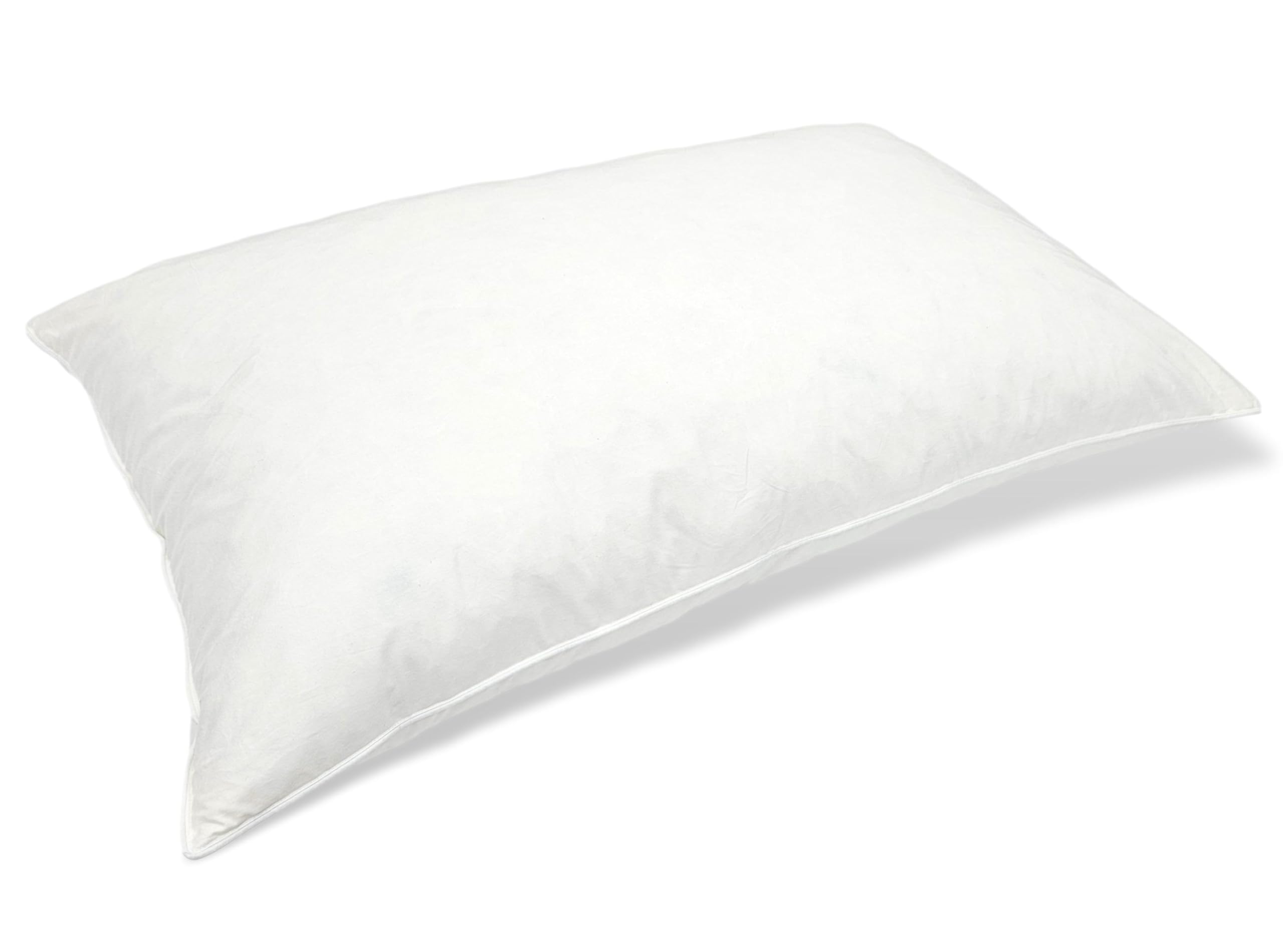 PIUMETTA Cuscino Letto in piuma d'oca 50x80cm - Guanciale per letto con tessuto 100% cotone e imbottitura in piumetta d'oca bianca