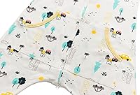 Vista 4 de Saco de dormir para bebé, saco de dormir de algodón sin mangas con pies, saco de dormir de 0.5 TOG para niños y niñas