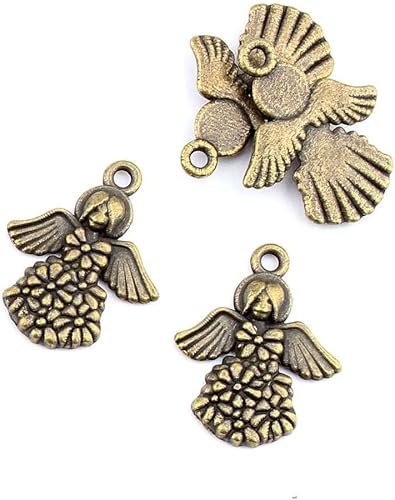 Abalorios de bronce antiguo FL2669 para hacer joyas, suministros de reparación de lotes