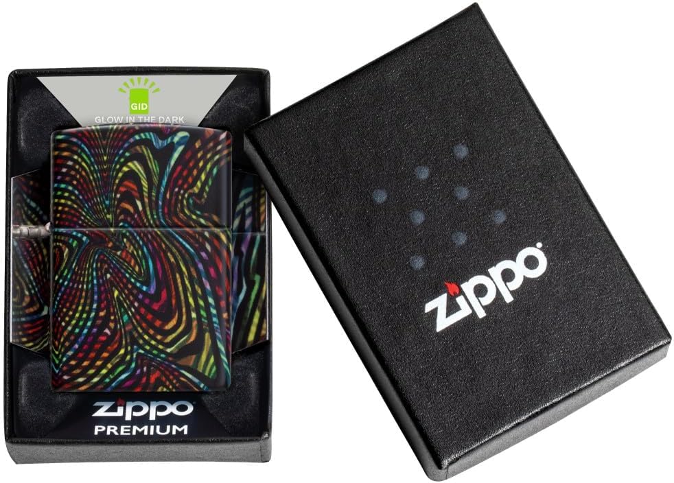 Encendedor Zippo con grabado personalizado diseño resplandor miniatura 7