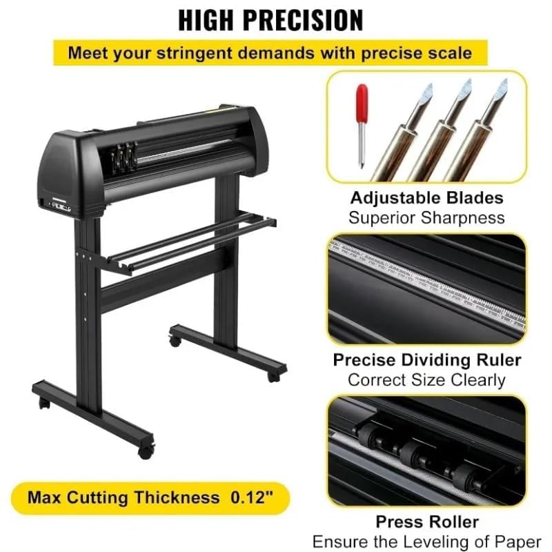 Image of MY PRINT | 24 INCH Mobile Skin Cutting Machine with Software | Radium STICKER CUTTING | Number Plate | Vinyl Cutting | Customise Work For Business Products | With STAND & Installation Guide