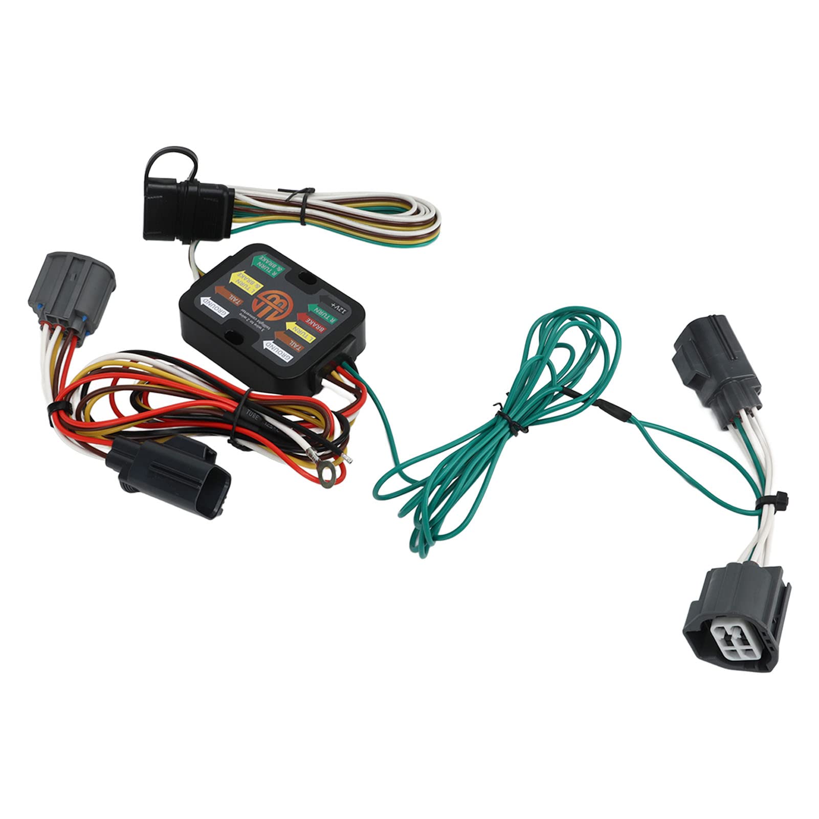 4-pinowa Wiązka Przewodów Przyczepy, materiał ABS, Złącze Przyczepy Typu Plug and Play, 56140 dla Hatchback 2012-2014