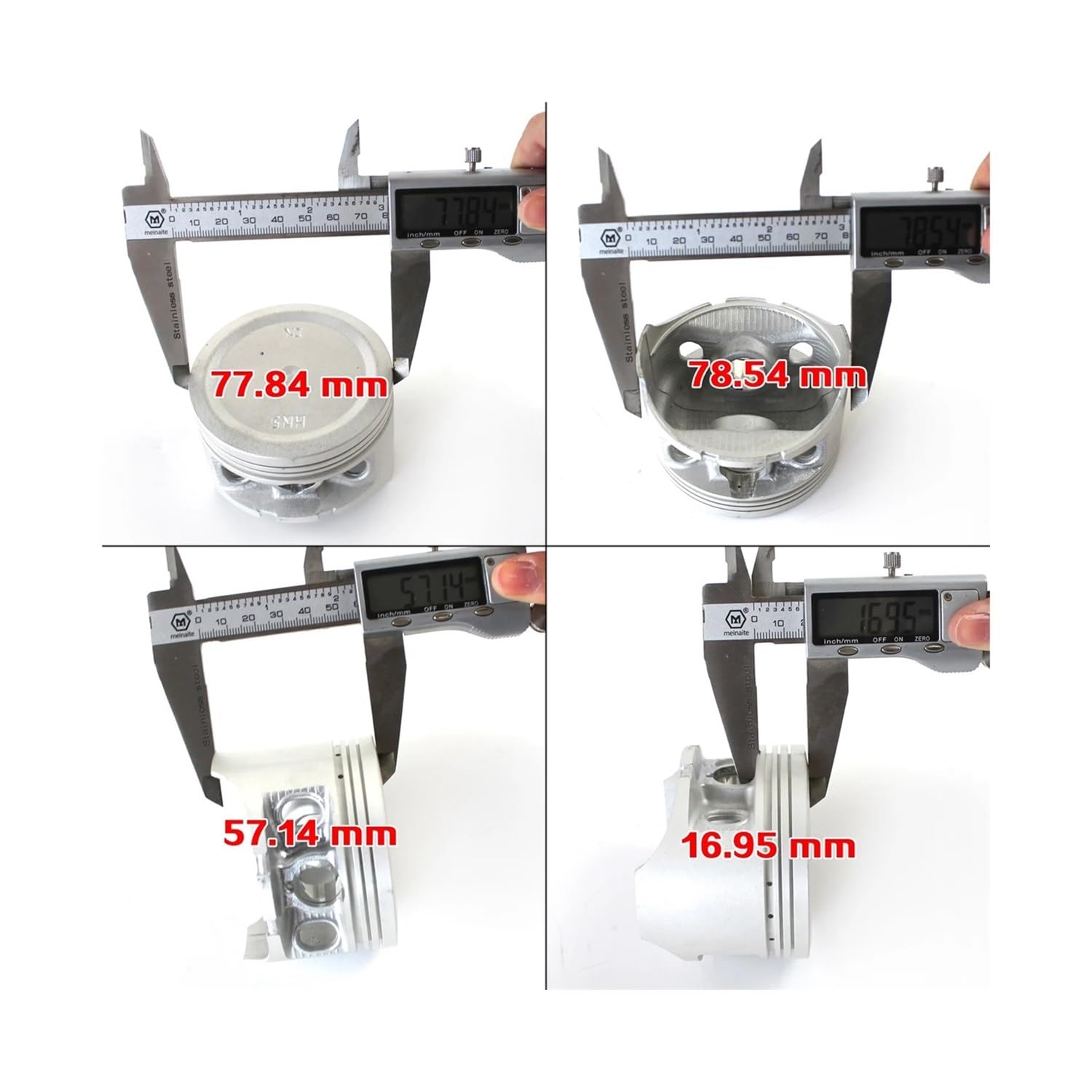 Parti di riparazione Kit guarnizione testata pistone 78,5 mm adatto for TRX 350 2000-2006 12100-HN5-670 13101-HN5-670 13010-HN5-671