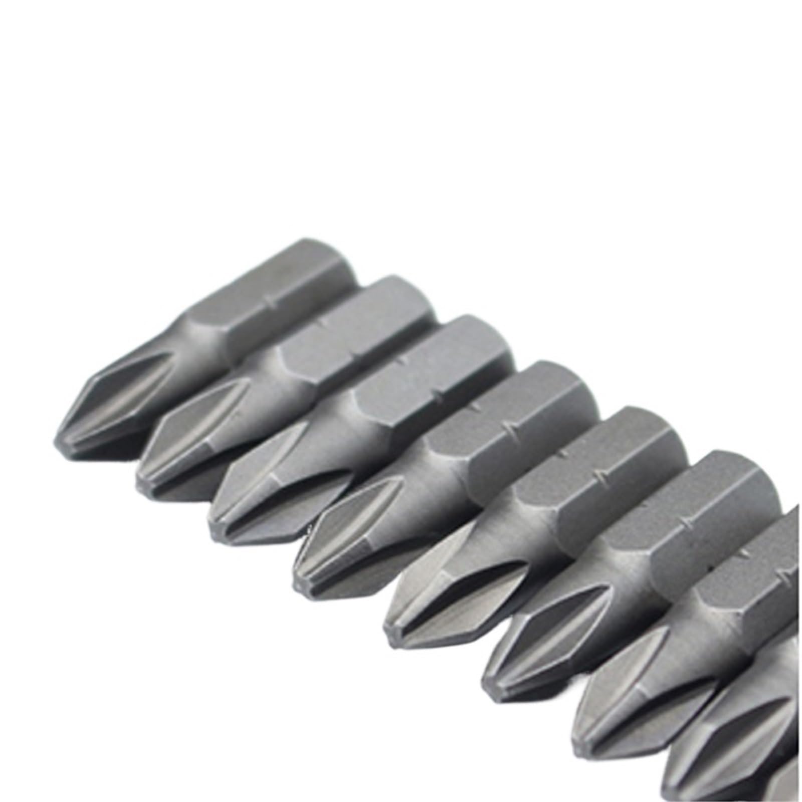 Zestaw bitów krzyżakowych 1 calowy PH0 PH1 PH2 PH3 Phillips S2 Stal 1/4 cala 6,35 mm chwyt sześciokątny Zestaw przedłużek(10PCS PH2 SET)