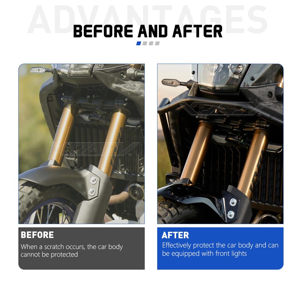 Tenere700 World Raid XT700Z 2022> ochrona panelu przedniego do Yamaha Tenere 700 World Raid Accessoires Front Guard