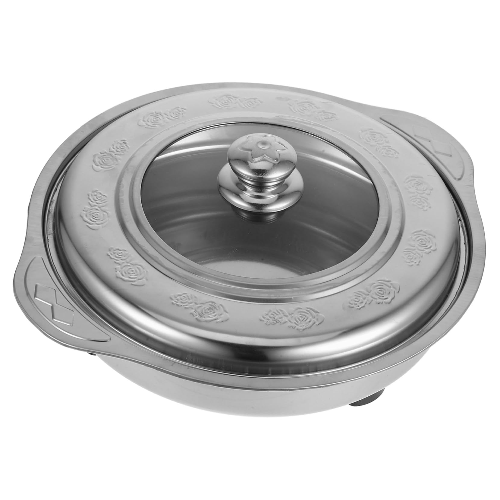 NAMOARLY Stainless Steel Tray Party Food Warmer Buffet Set Food Service Pans Lids Display Tray Lid