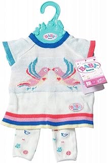 BABY born 826966 Trend vestido de punto para set 43 cm, rosa, color blanco , color/modelo surtido