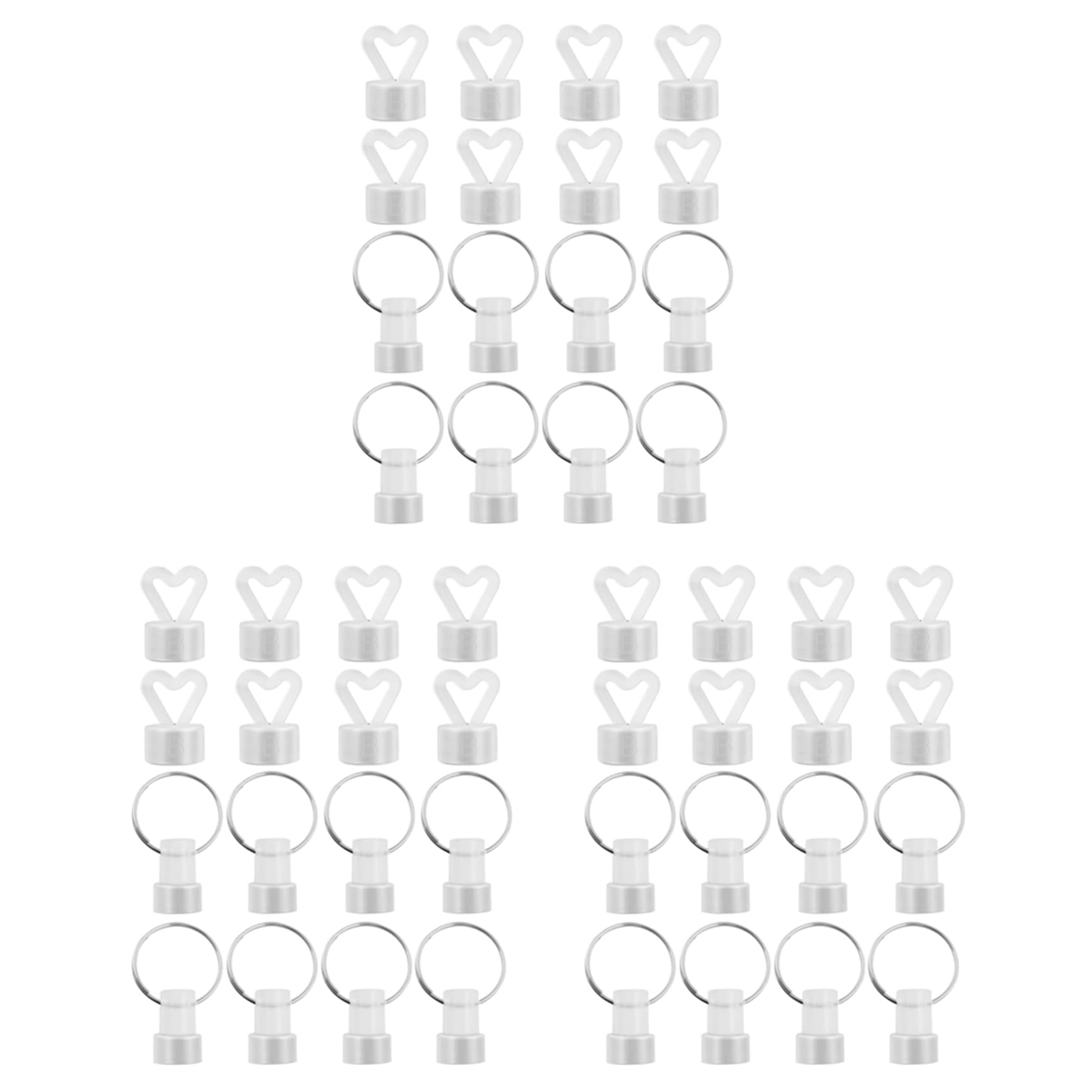 Vjsujehgy 48PCS Balloon Weight for Helium, Balloon Weights, Balloon Weights for Helium Balloons, Plastic Set for Wedding, Birthday