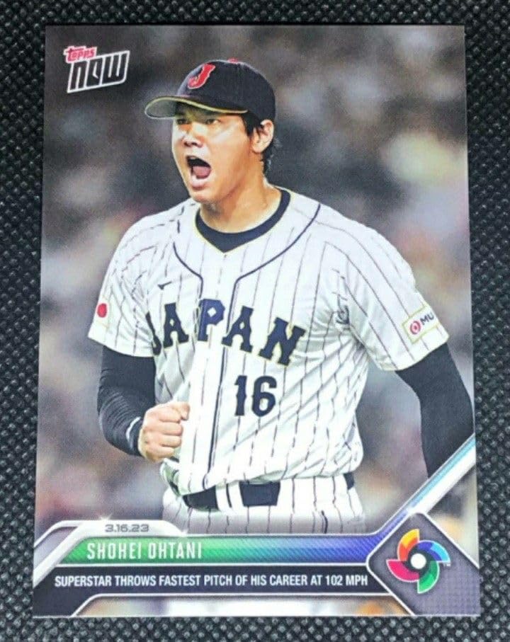 Amazon.co.jp: 吠える 大谷翔平 2023 WBCtopps NOW侍ジャパン