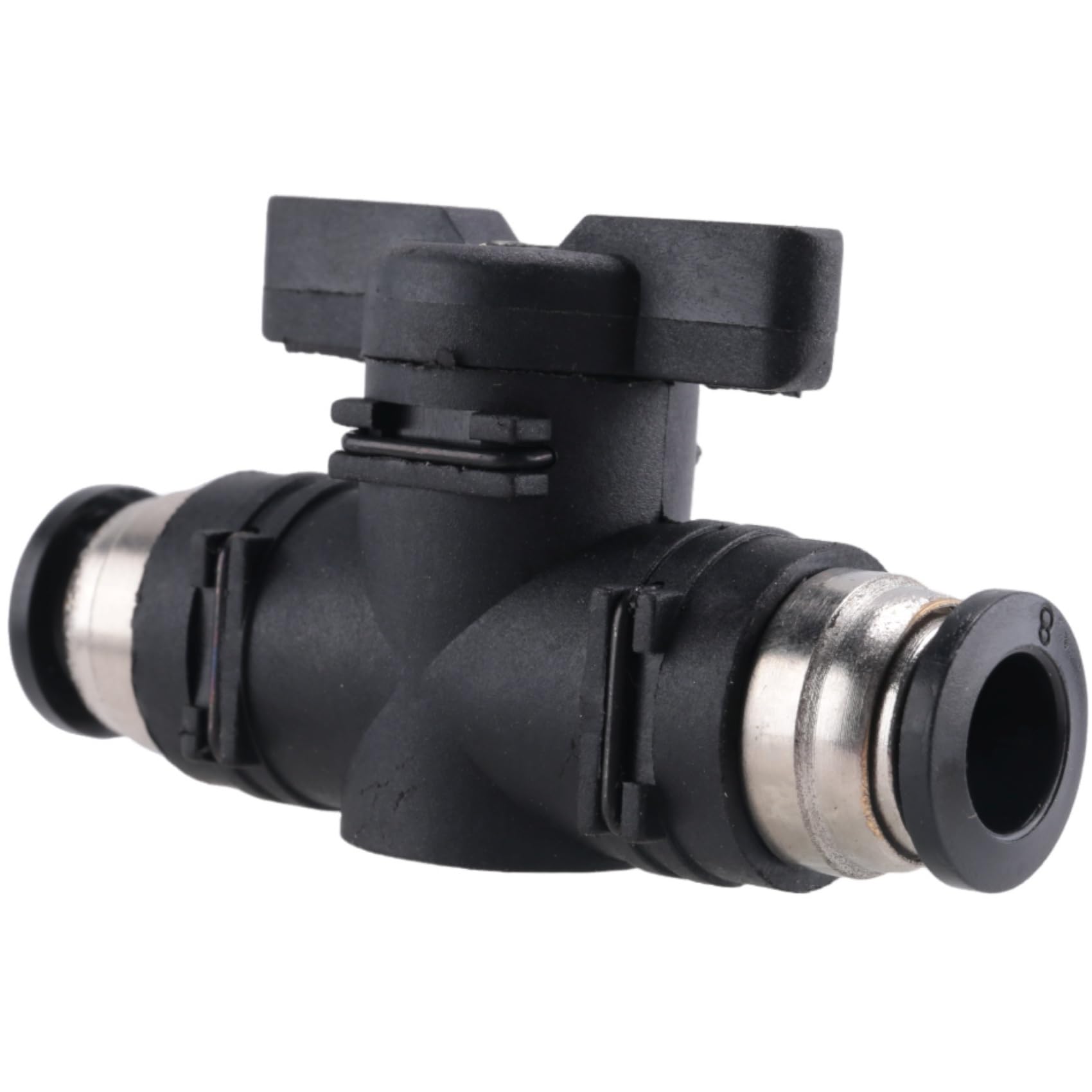8 mm Push Connect Valve Ball Valve 8 mm Air Control Valve Quick Connect Valve Tube Fittings 3 Pack Easy Install Easy To Use