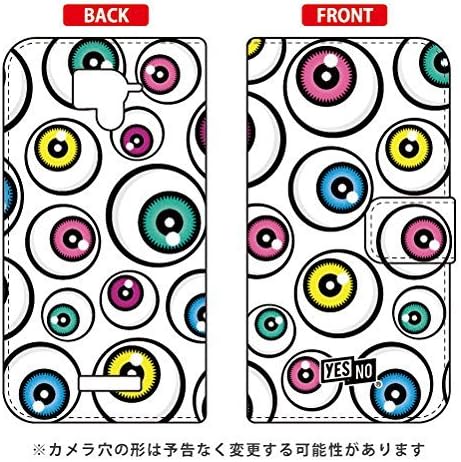 Yesno Notebook Type Smartphone Case Eyes White/for AQUOS Xx 304SH/SoftBank SSH304-IJTC-401-N262