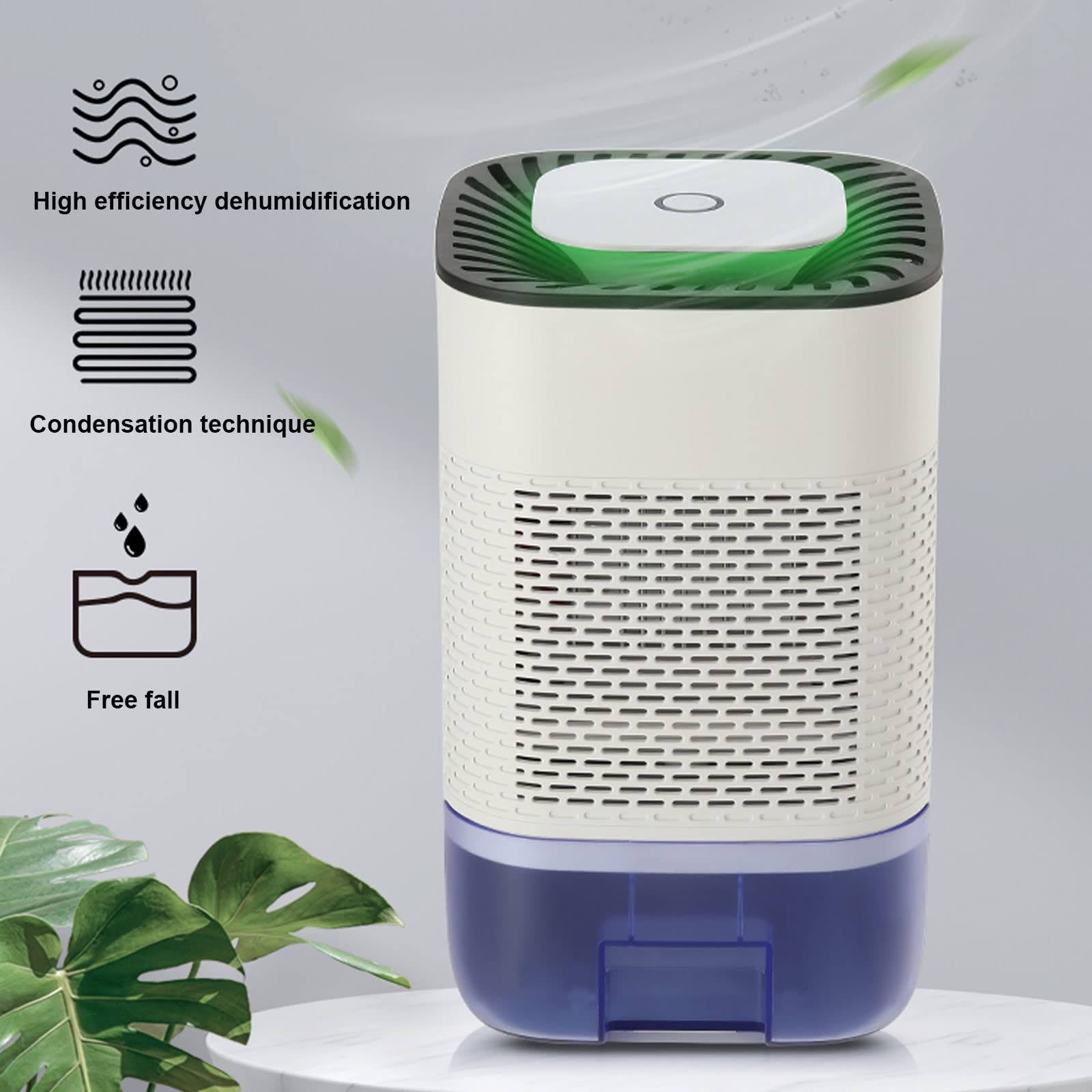 Osuszacze powietrza do domu, 765 ml, mały osuszacz powietrza do pokoju, automatyczne wyłączanie, ultra cichy, energooszczędny mini osuszacz, osuszacz powietrza do łazienki, kampera, mini osuszacz
