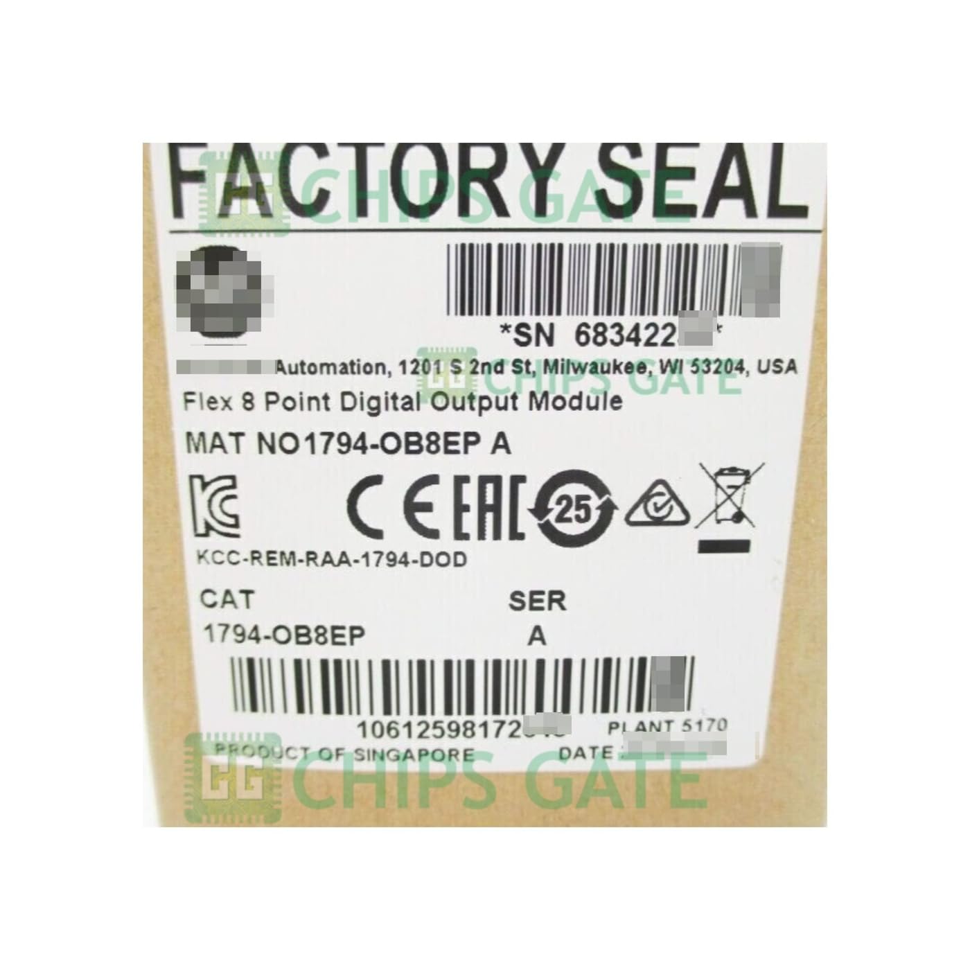 New Sealed 1794-OB8EP Flex Output Module 24V DC 8-P