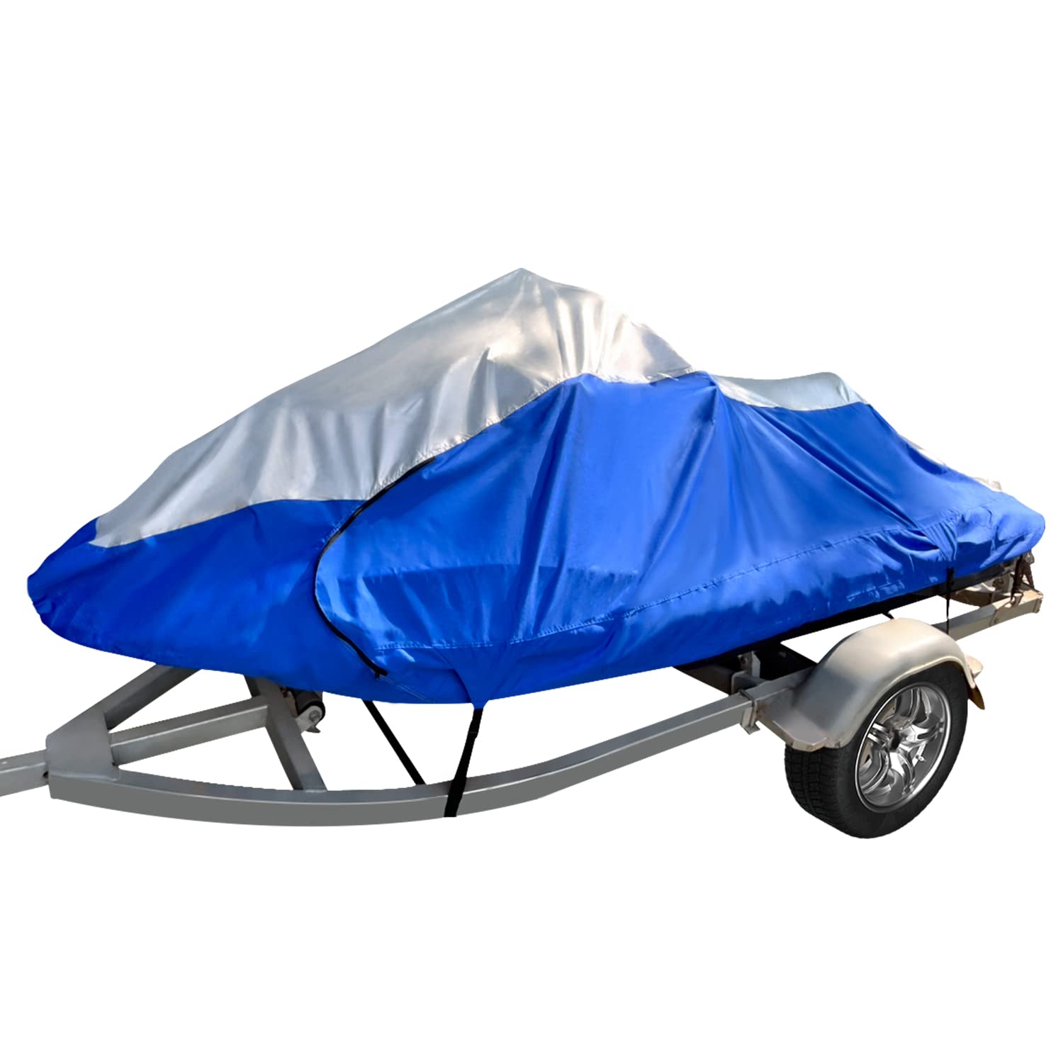 VINPATIO Jet Ski Cover 600D Trailerable Jetski Cover, Heavy Duty 100% Waterproof and UV Protection PWC Cover, Compatible with Seadoo Yamaha Kawasaki Honda Polaris Jet Ski 96"-101" L