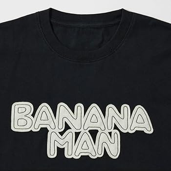Amazon | バナナマン Tシャツ BANANAMAN TEE（BLK） | Tシャツ