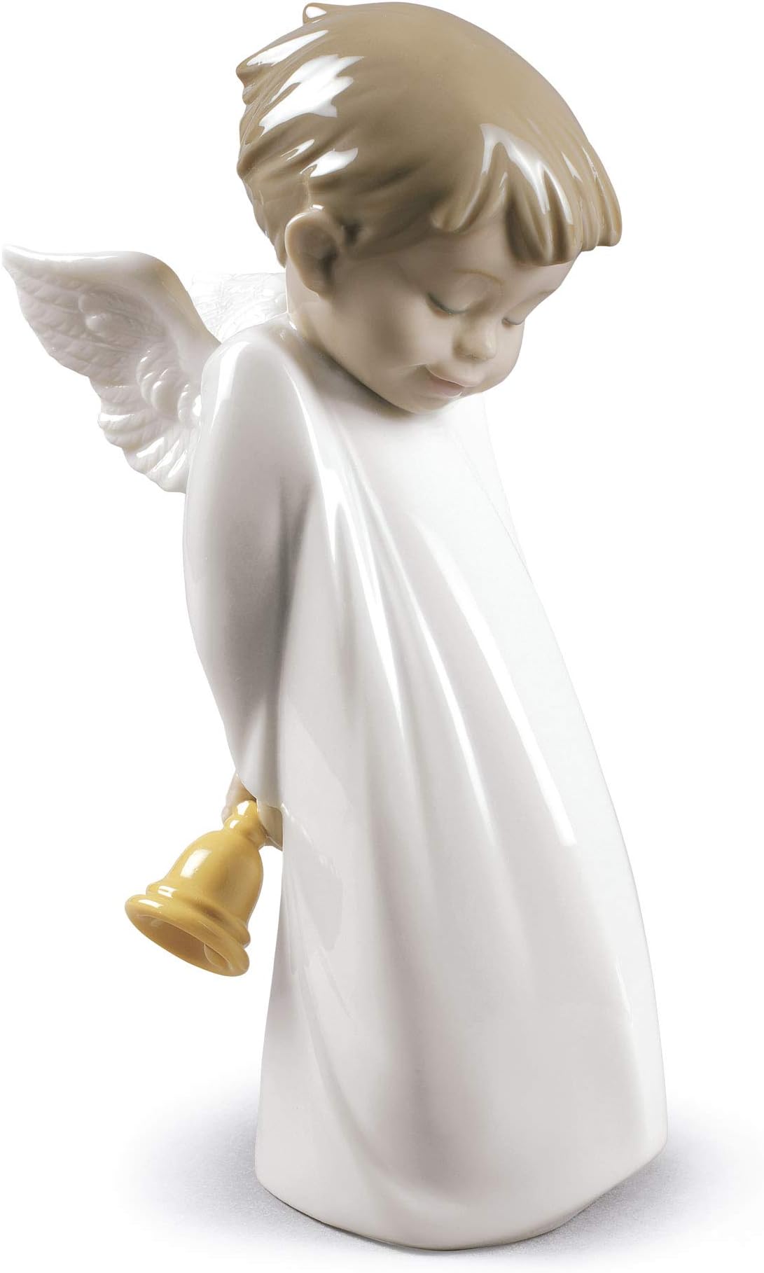 NAO Shy Little Angel. Porcelain Little Angel Figure.