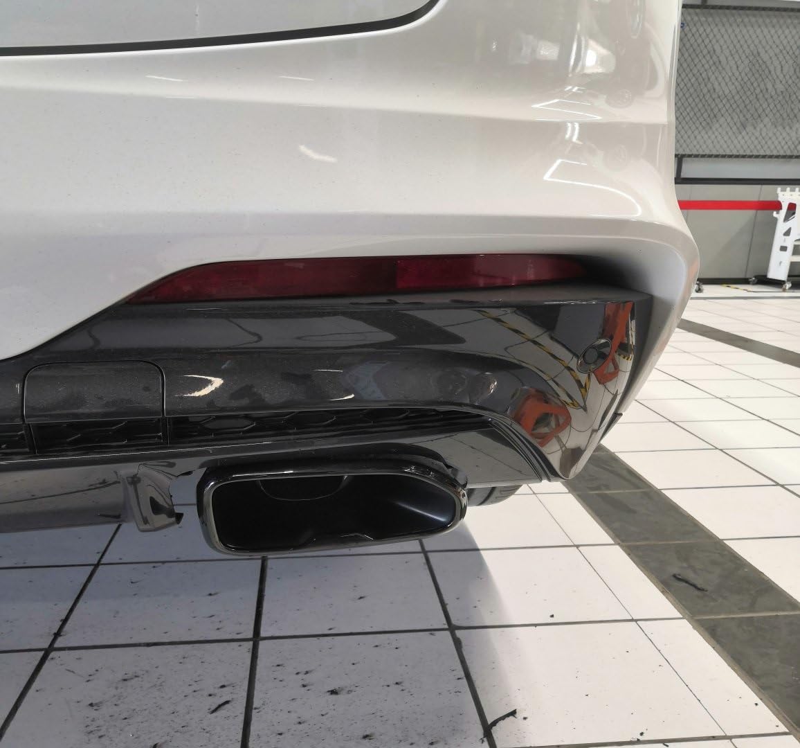 Uitlaatslang 1 Paar Auto Uitlaat Tip Voor Bmw G01 X3 G02 X4 2019 2020 Rvs Uitlaat Tip Uitlaatpijp Vierkante Uitlaat Uitlaatsysteem Uitlaatpijp (Kleur : zwart