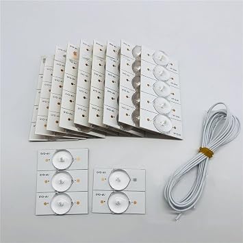20 Pcs White High Hardness 3V 1W 3030 SMD Lamp Beads Lens