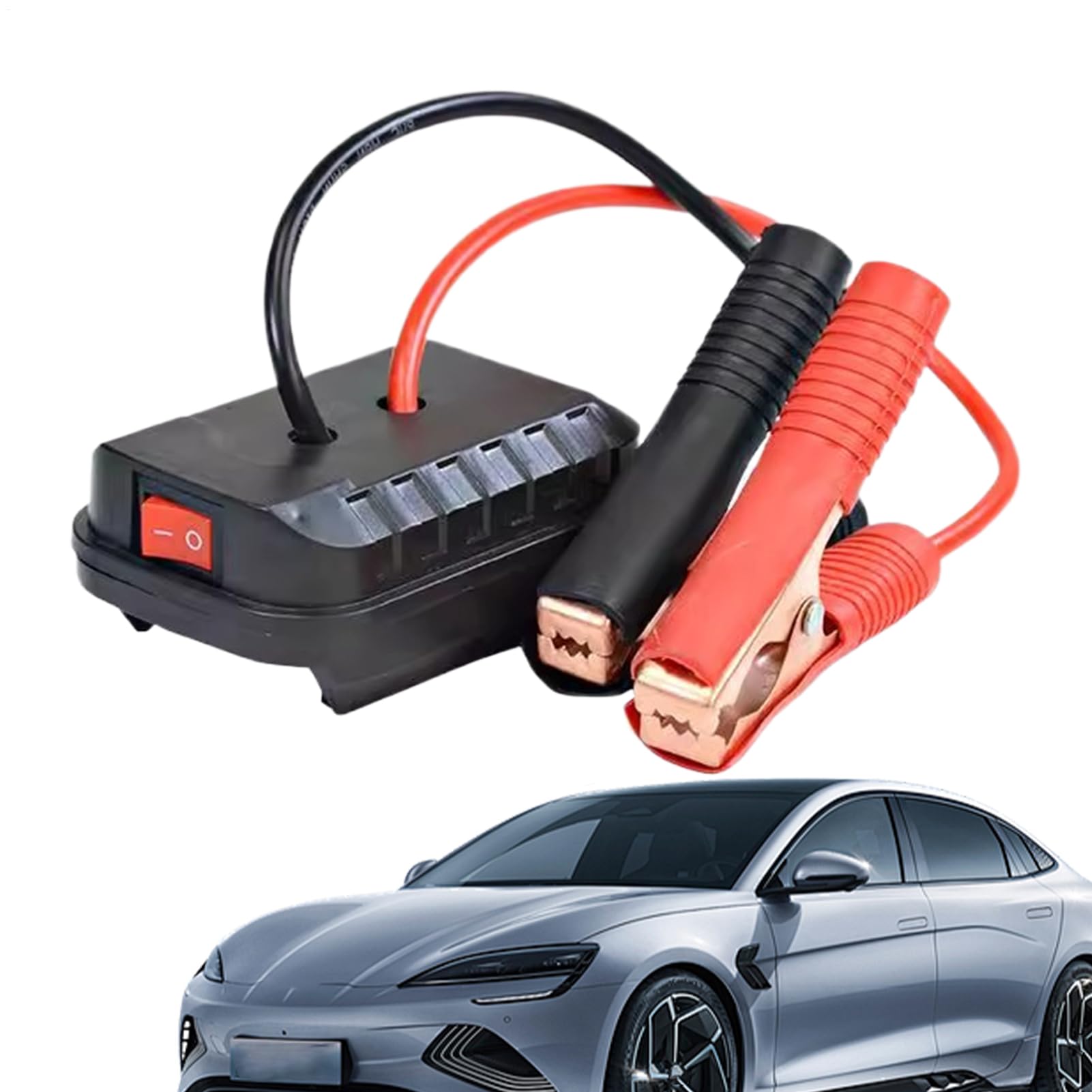 Car Battery Jump Starter - Portable Jump Starter High-Power Safe 18-21v Converter Adapter Auto Automotive Battery Booster Inverter