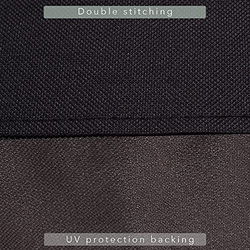 7/8/9Ft Heavy Duty 600D Polyester Canvas Billiard Pool Table Cover(7 Colors Available) (Black, 8-Foot) #TOP4