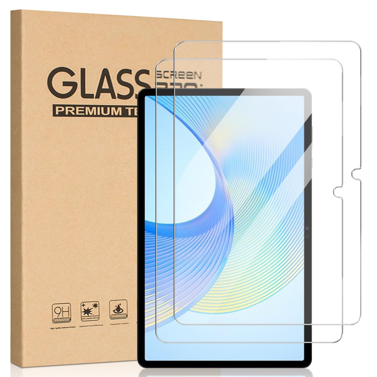 T Tersely 2-Pack Screen Protector for Honor Pad X9 11.5 inch, 9H HD Clarity Tempered Glass Screen Film Scratch Resistant Bubble Free Screen Protector