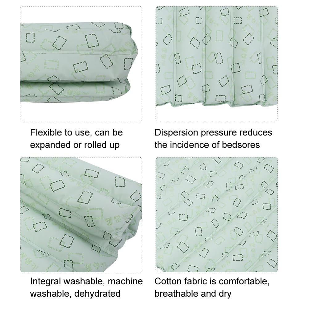 Cojín antiescaras: almohada cómoda y transpirable para pacientes postrados en cama, previene las úlceras por presión, ideal para personas mayores y mujeres embarazadas (52 x 47 cm).