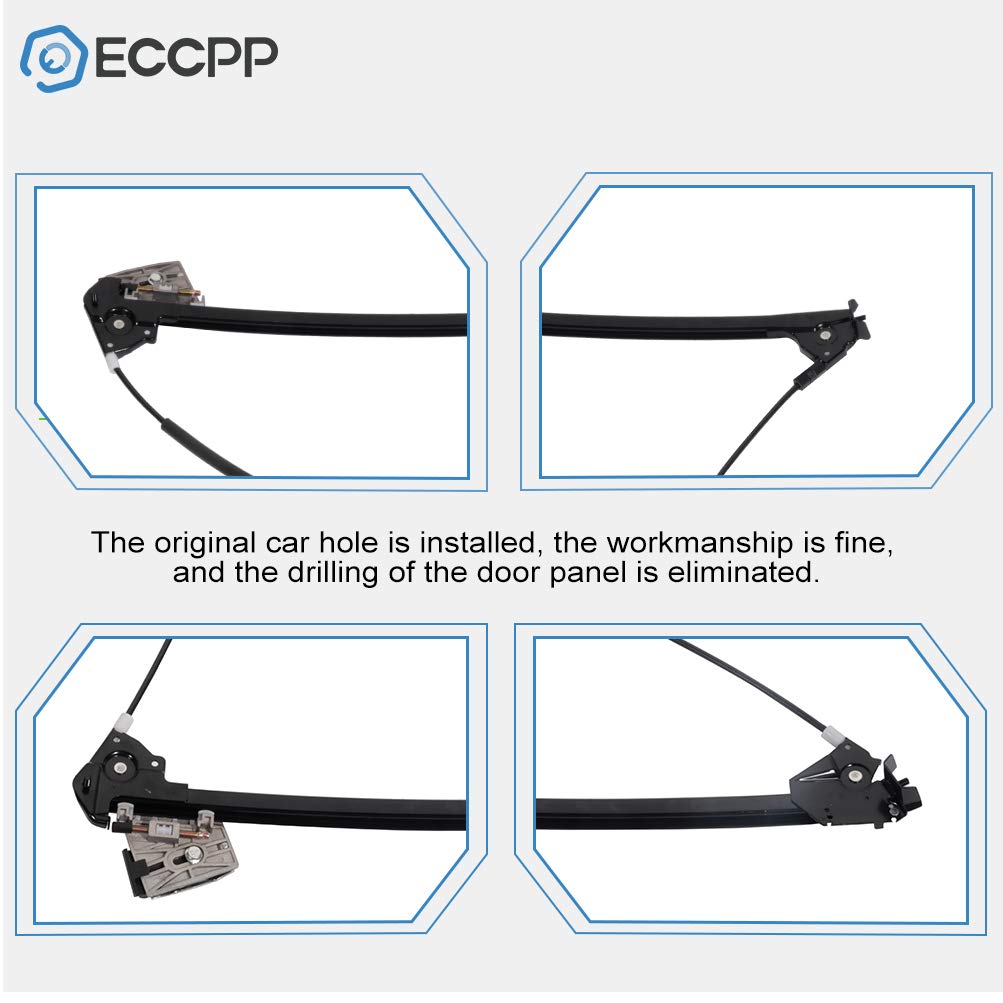 ECCPP Front Right Passenger Side Power Window Regulator without Motor Assembly Replacement fits for 1999-2004 For Porsche 911 1997-2004 For Porsche Boxster 99654207604 752-089