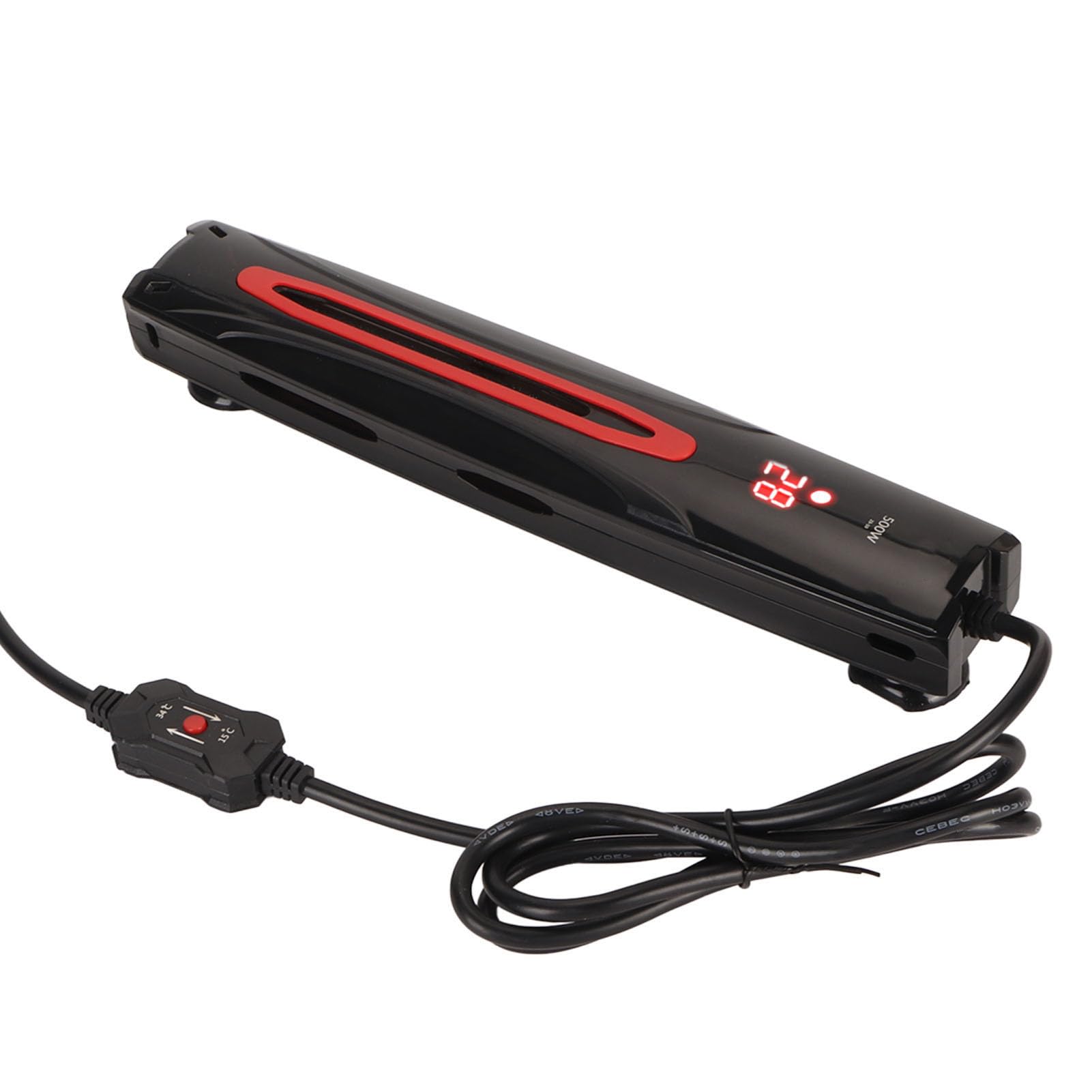 DAUZ Termostato per Acquario, Riscaldatore Automatico Impermeabile per Acquario IPX6 a Riscaldamento Rapido per Acquario da 80‑100 Cm (Spina Europea 220 V)