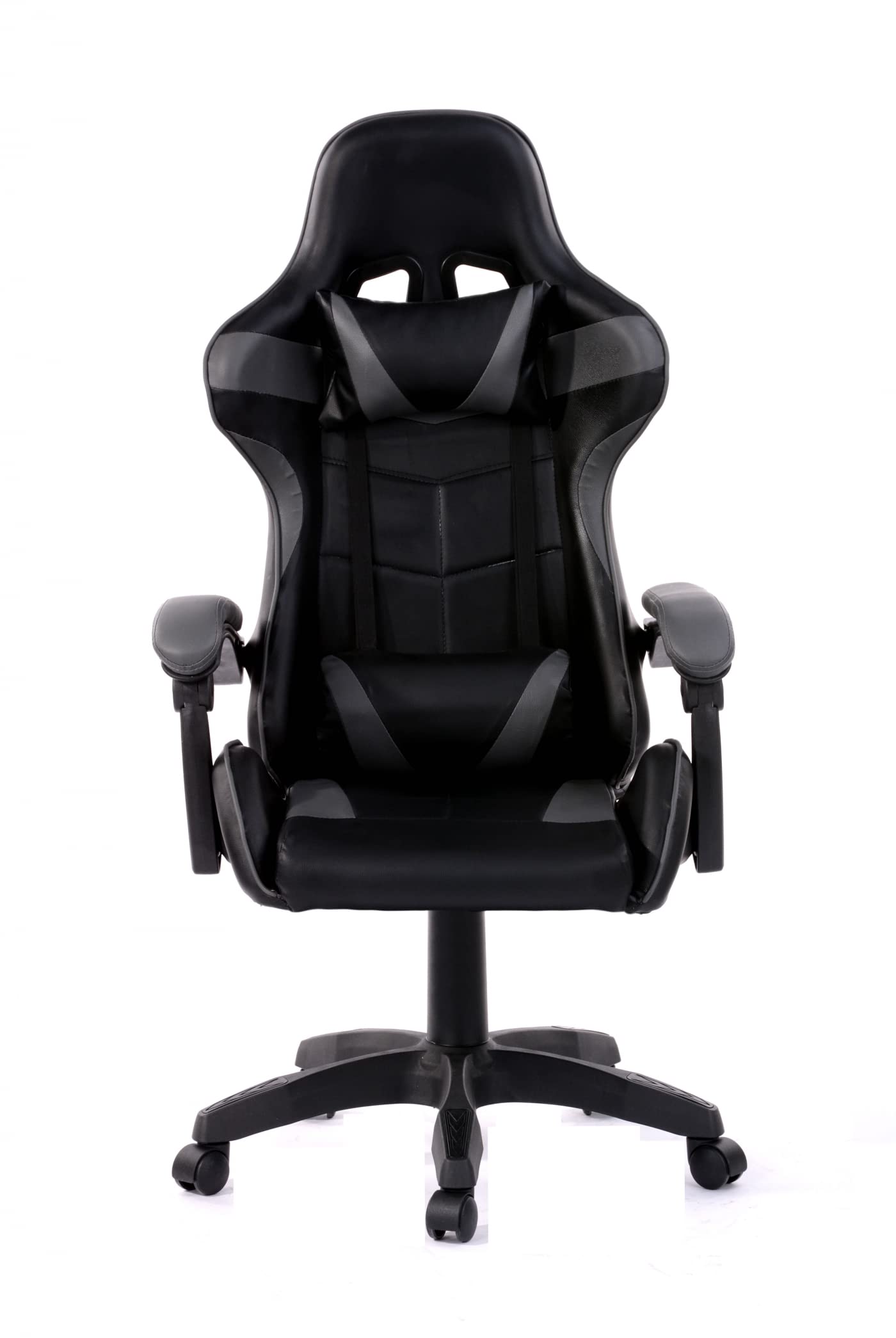VDD Silla de gaming Cyclone adolescente – Silla de escritorio – Racing Gaming Silla – Negro Gris