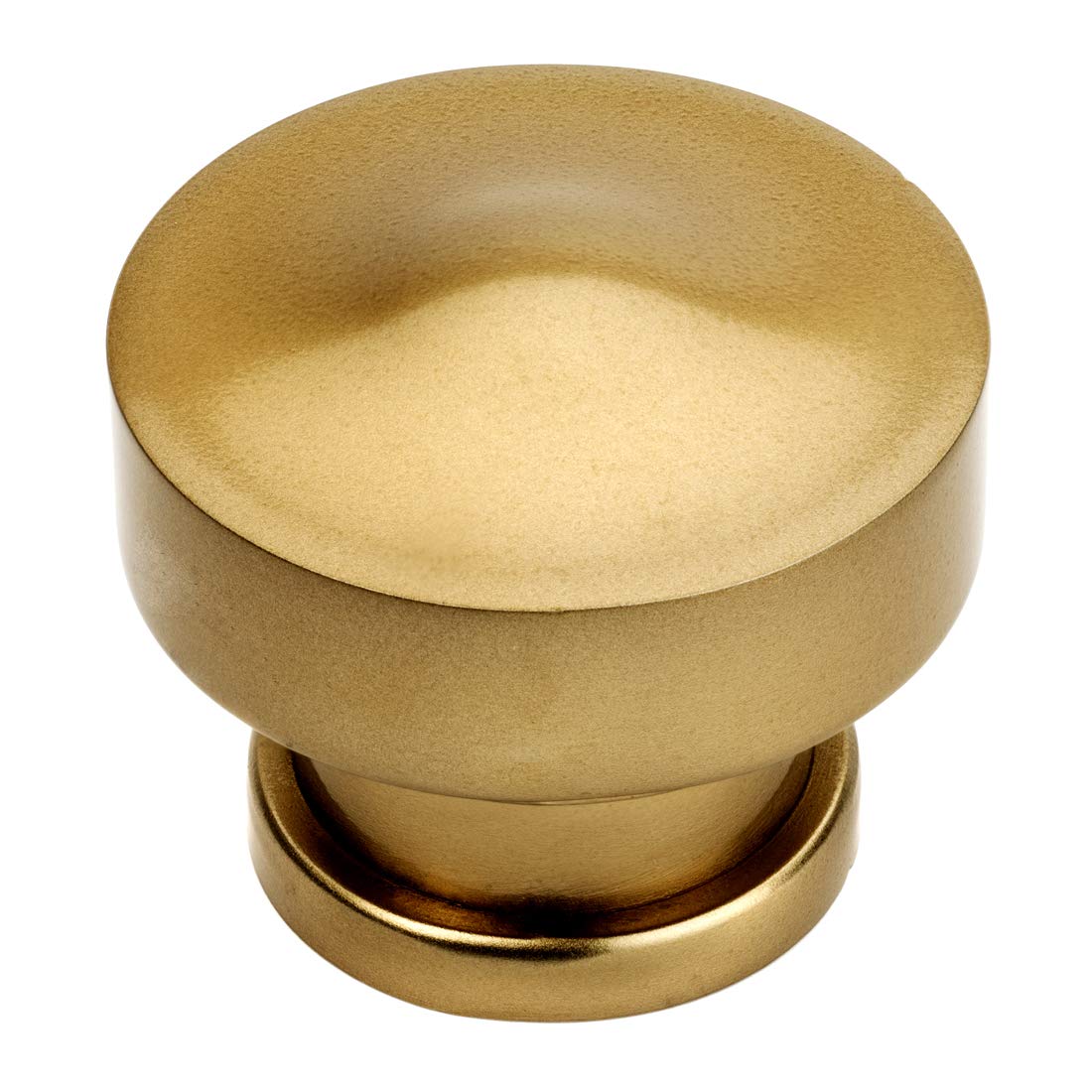 Cosmas 10 Pack 704GC Gold Champagne Round Contemporary Cabinet Hardware Knob - 1-1/4" Diameter