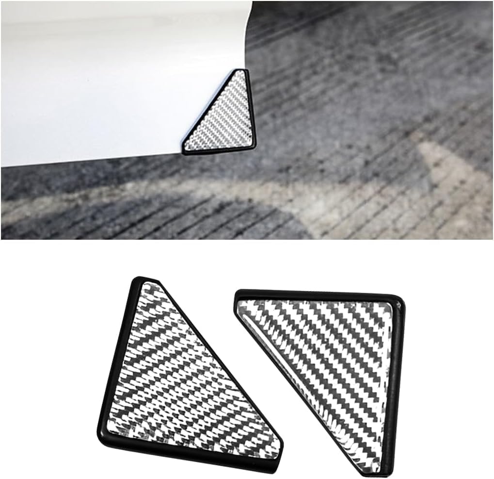 YDSTNiu 2 Pcs Car Door Corner Anti-Collision for ALPINA B5 Saloon(G30)(2017-2026), Auto Corner Anti-scratch Protections, Corner Guards for Car Door Protection,Silver