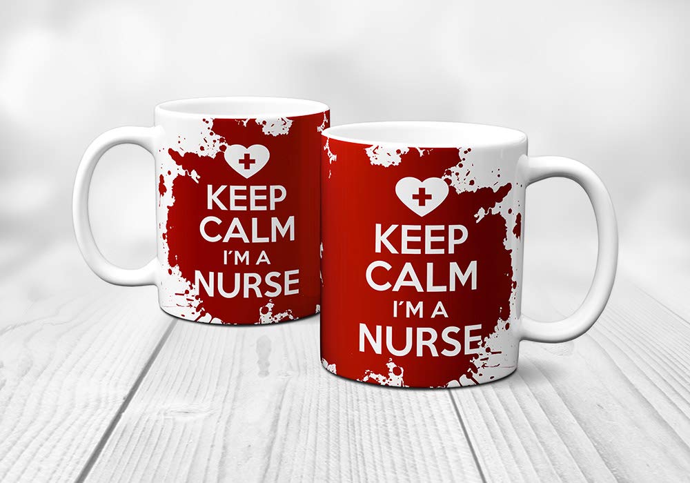 Tazza Keep Calm I'm A Nurse - Regalo Perfetto Per Infermiere, Lavabile In Lavastoviglie E Microonde