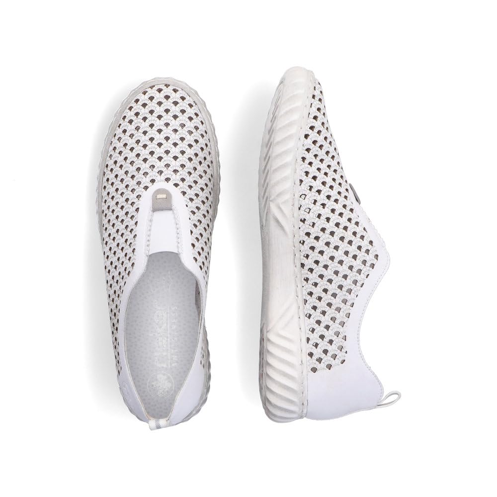 Rieker Damen Slipper N0965, Frauen Slip On