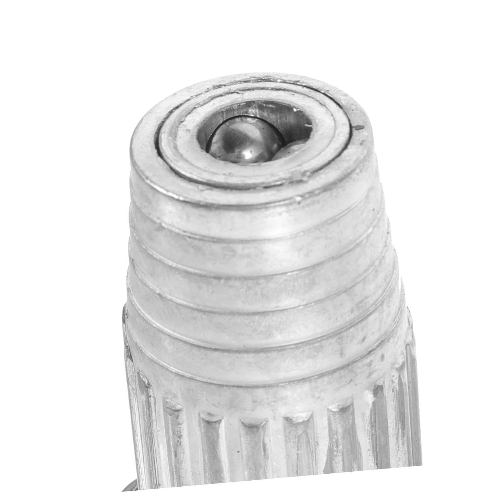 Wäscheleinenspanner aus Aluminium für Standard Wäscheleinen | Silberfarben, mit Feder und Kugellager, Durchhang bei Festen Leinen, 4 Stück für Haushalt