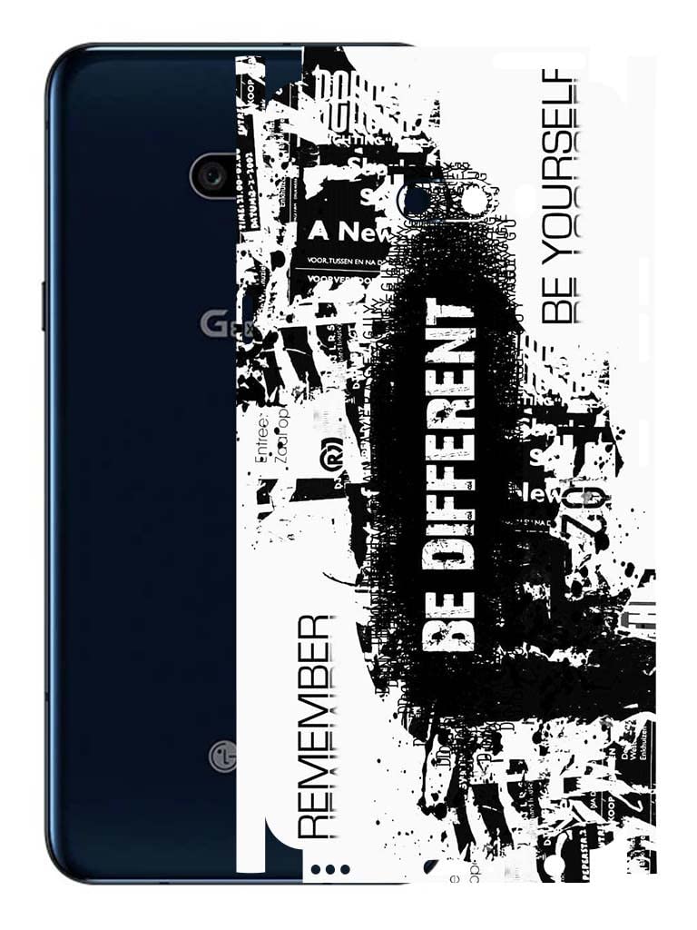 AtOdds - LG G8X Mobile Back Skin Rear Screen Guard Protector Film Wrap with Camera Protector (Coverage - Back+Camera+Sides) (Be Different) (B0B8VMK8WY) Amazon Price History, Amazon Price Tracker